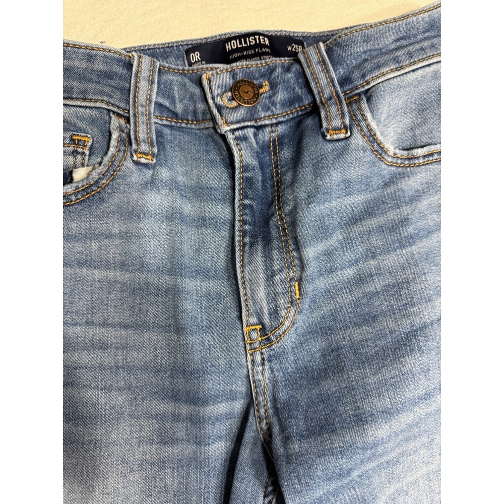 hollister jeans women size 0 bootcut high rise - Picture 12 of 12